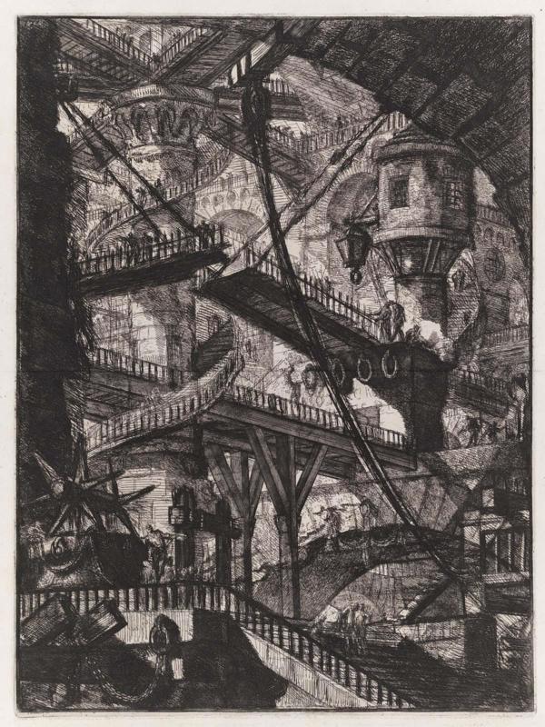 The Drawbridge (Plate VII of the Second Edition, Second Issue, of the Carceri)
