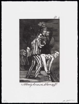 The Caprichos, Suite 2, Plate 6: Nobody knows themself
