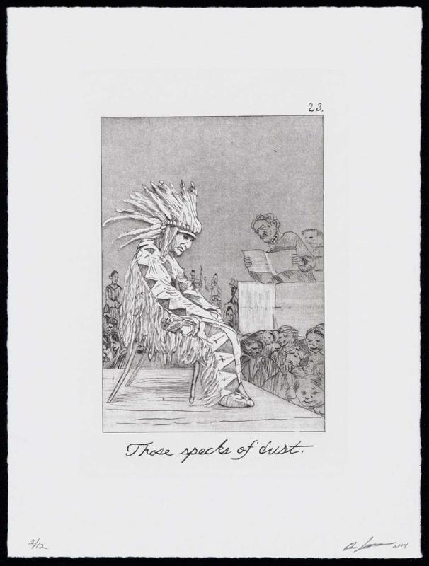 The Caprichos, Suite 2, Plate 23: Those specks of dust!