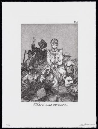 The Caprichos, Suite 2, Plate 24: There was no cure