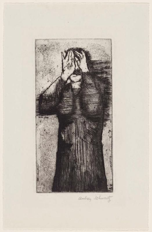 Man with Raised  Hands