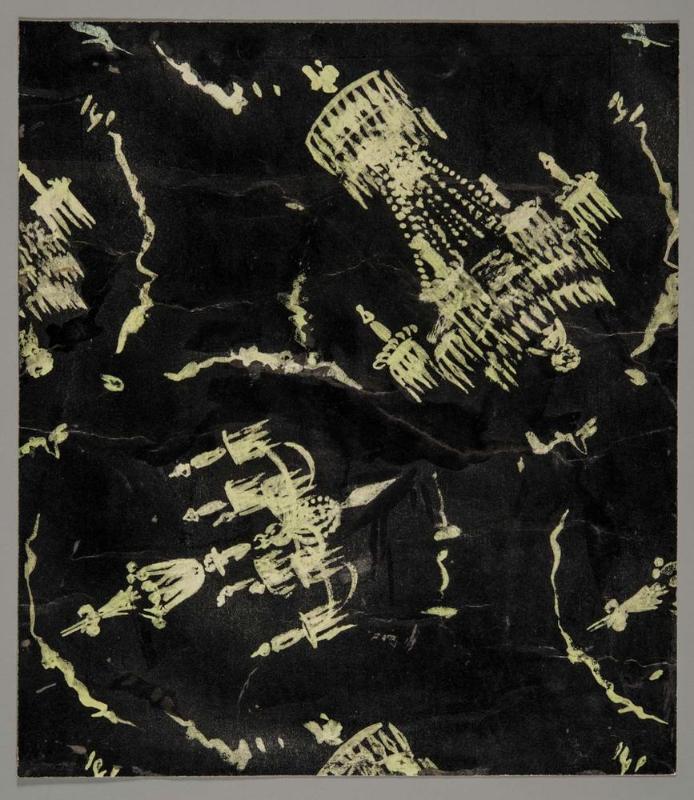 Abstracta, a wallpaper or textile design sample