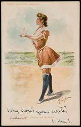 Strolling on the beach. 8931