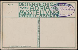 Dalmatinische Wohnhäuser.
