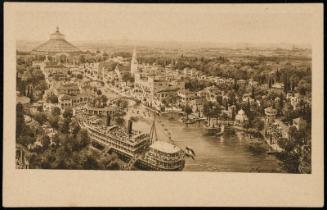 Gesamtansicht der Österr. Adria-Ausstellung, Wien 1913.