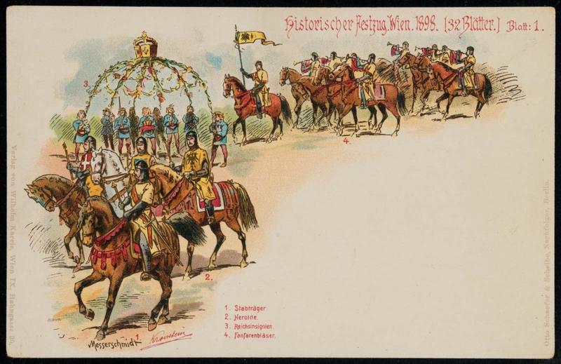 Historischer Festzug. Wien. 1898 [32 Blätter.] Blatt:1.