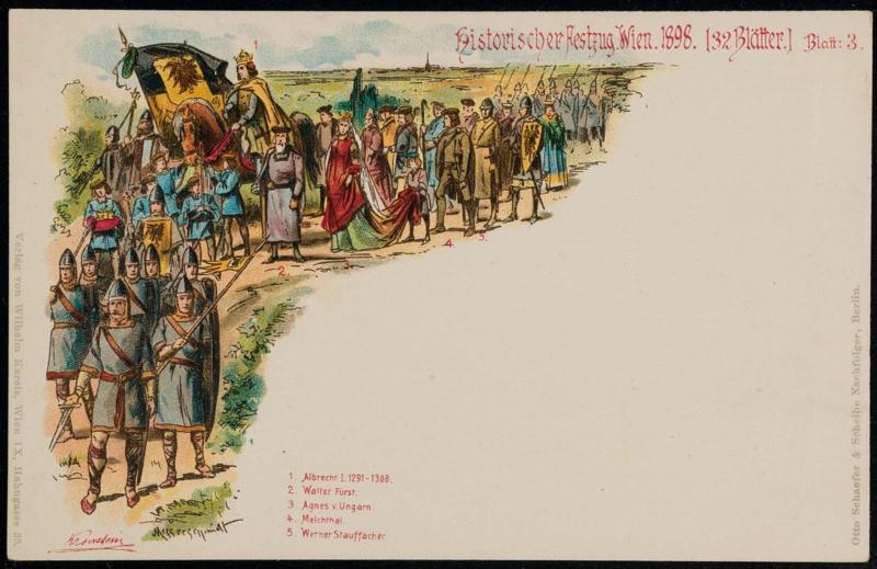 Historischer Festzug. Wien. 1898 [32 Blätter.] Blatt:3.