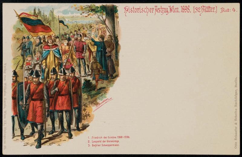 Historischer Festzug. Wien. 1898 [32 Blätter.] Blatt:4.