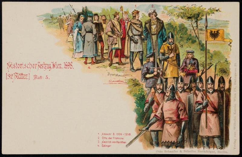 Historischer Festzug. Wien. 1898 [32 Blätter.] Blatt:5.