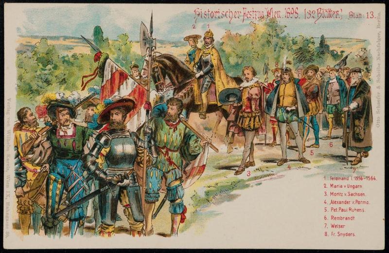 Historischer Festzug. Wien. 1898 [32 Blätter.] Blatt:13.