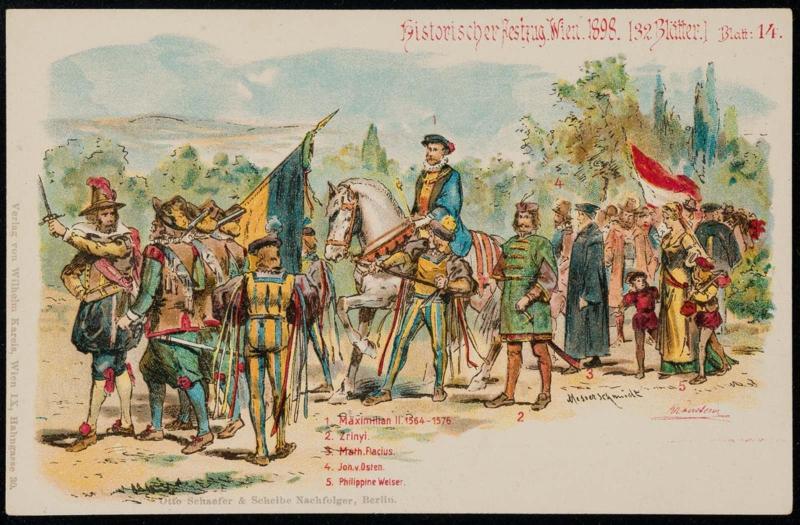 Historischer Festzug. Wien. 1898 [32 Blätter.] Blatt:14.