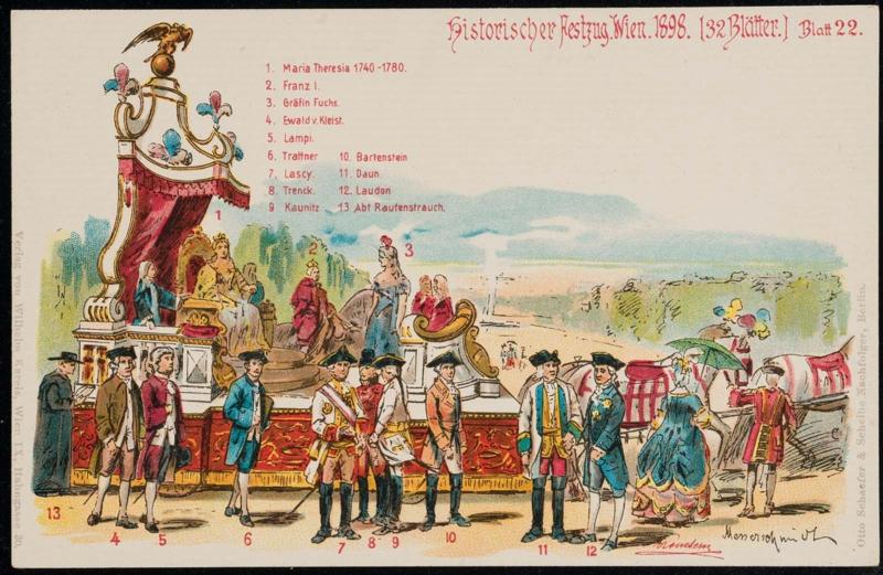 Historischer Festzug. Wien. 1898 [32 Blätter.] Blatt:22.