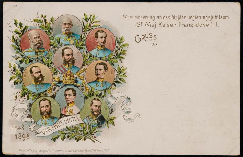 Zur Erinnerung an das 50 jähr. Regierungsjubiläum Sr. Maj Kaiser Franz Josef I.