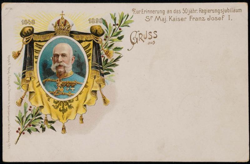 Zur Erinnerung an das 50 jähr. Regierungsjubiläum Sr. Maj Kaiser Franz Josef I.