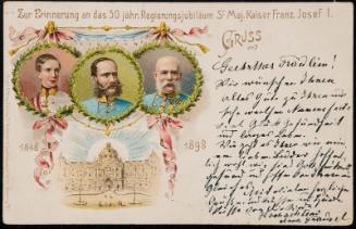 Zur Erinnerung an das 50 jähr. Regierungsjubiläum Sr. Maj Kaiser Franz Josef I.