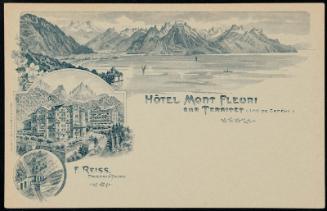 HÔTEL MONT FLEURI SUR TERRITET (LAC DE GENÈVE).