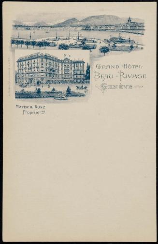 GRAND HÔTEL BEAU-RIVAGE GENÈVE.