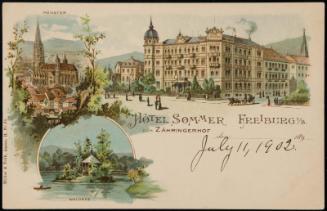 HÔTEL SOMMER ZUM ZÄHRINGERHOF.  FREIBURG I/B.