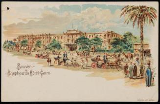 Souvenir du Shepheard's Hôtel Cairo.