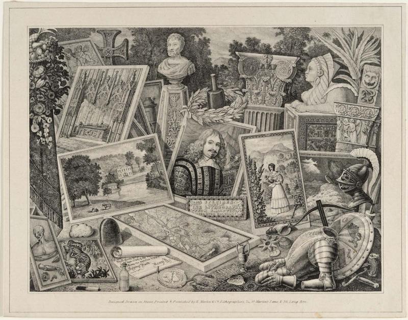 A Specimen of Ink Lithography from R. Martin