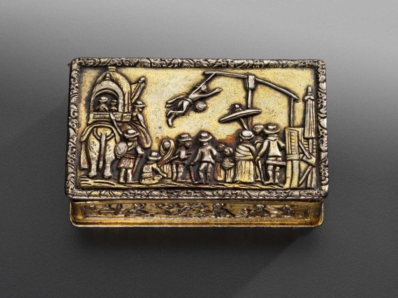 Silver Gilt Snuffbox
