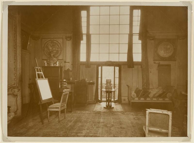 Sargent's Tite Street studio (view 4: south wall)