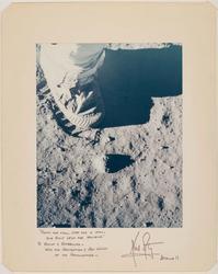 First Step on Moon by Neil Armstrong