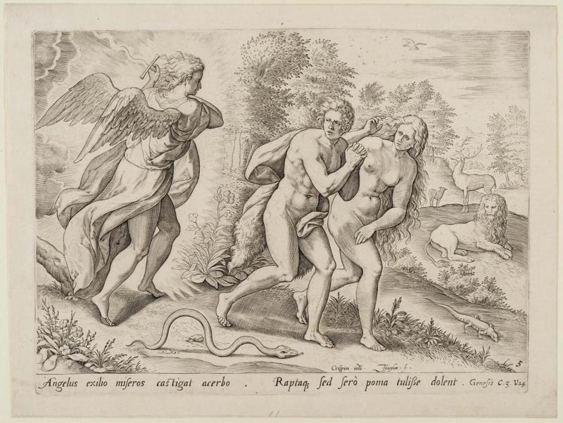 The Angel Expelling Adam and Eve from Paradise