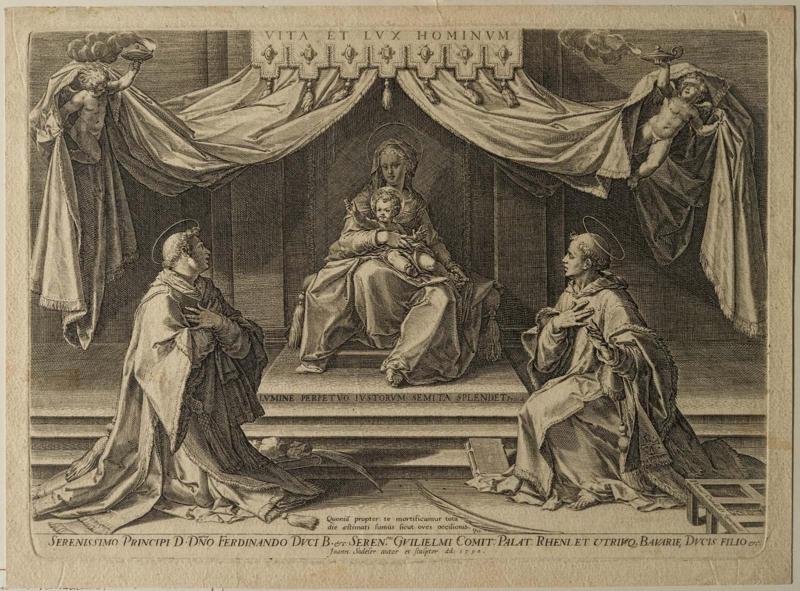 Virgin and Child Enthroned