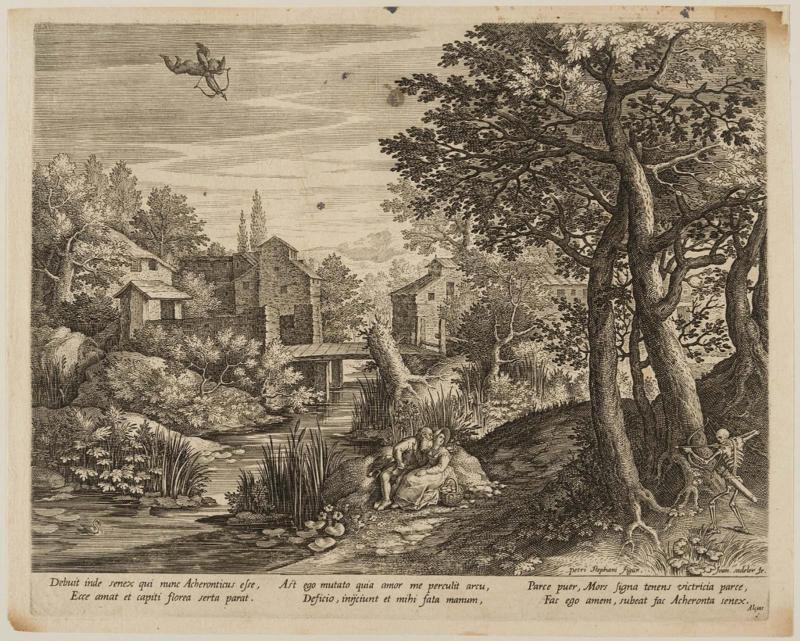 Landscape with an Ill-assorted Couple, Threatened by Death