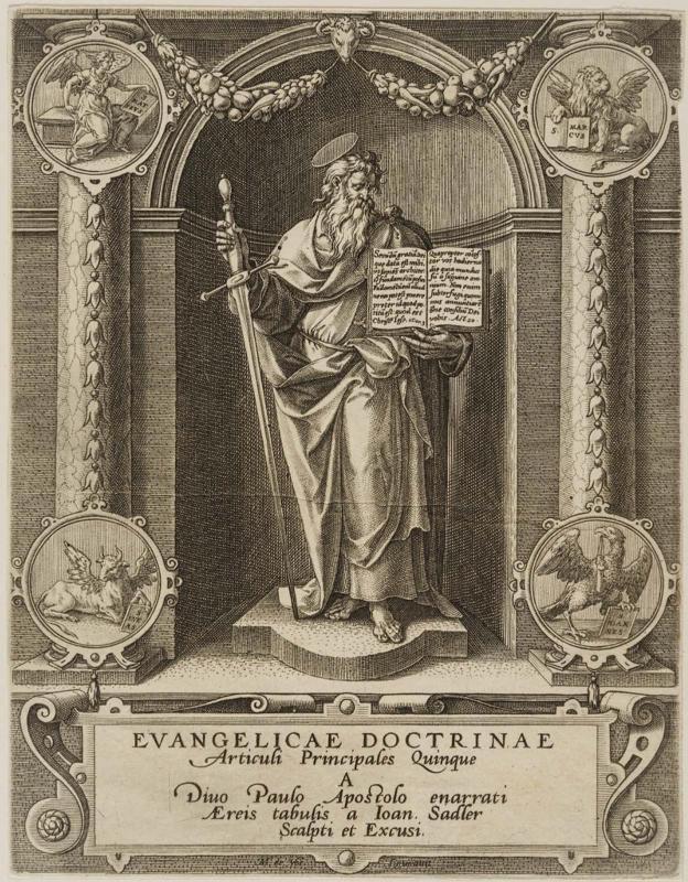 Saint Paul in a niche
