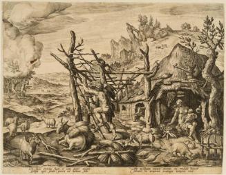 The History of the First Men: Cain, his wife and son Henoch