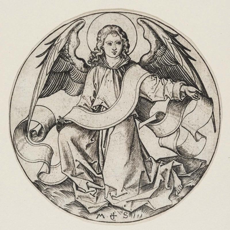The Angel of Saint Matthew (from The Symbols of the Four Evangelists series, 1 of 4 plates)