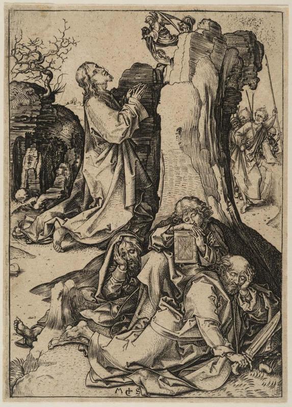 The Agony in the Garden (from the Passion of Christ series, the first of 12 plates)