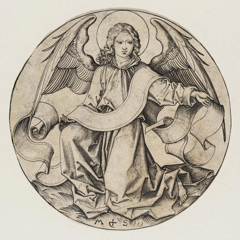 The Angel of Saint Matthew (from the Symbols of the Four Evangelists series, 1 of 4 plates)