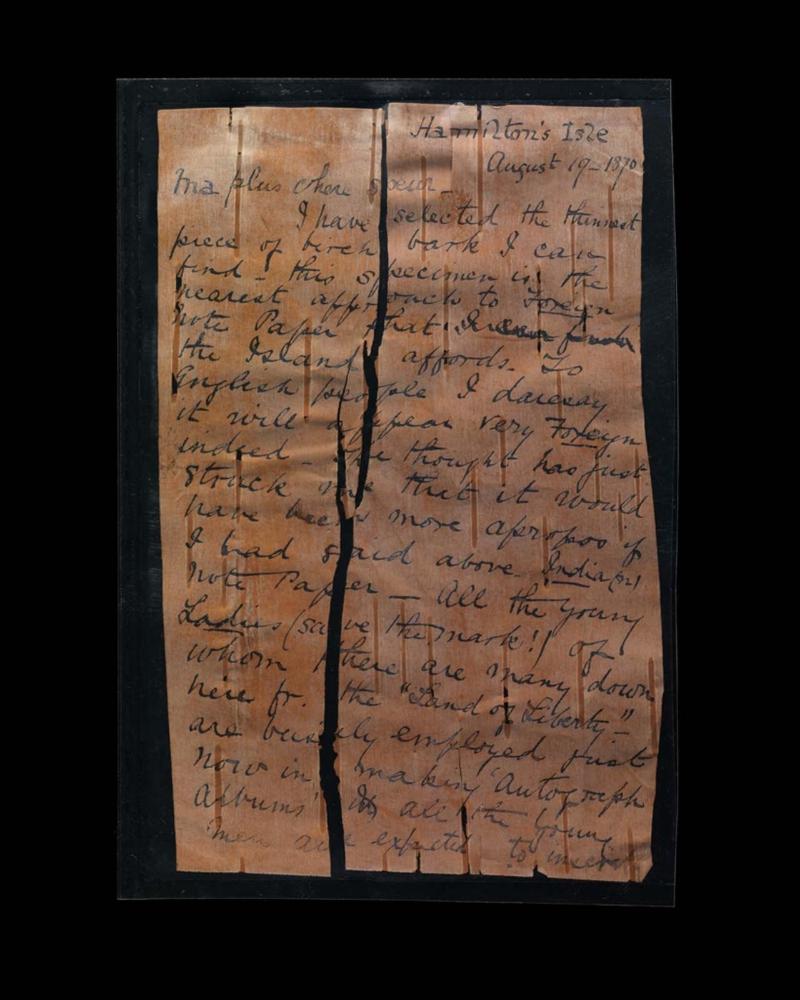 Letter on birchbark