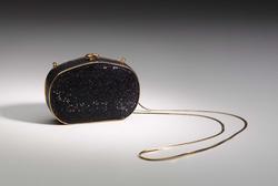 Sequined Purse w/ gold chain