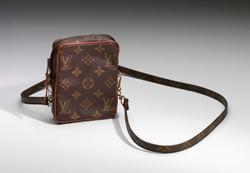 LV "mini" monogram men's shoulder pouch