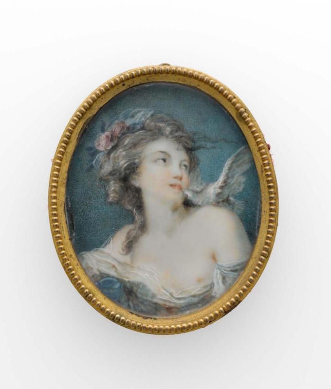 A Bacchante Feeding a Dove