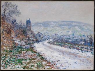 Entrance to the Village of Vétheuil in Winter