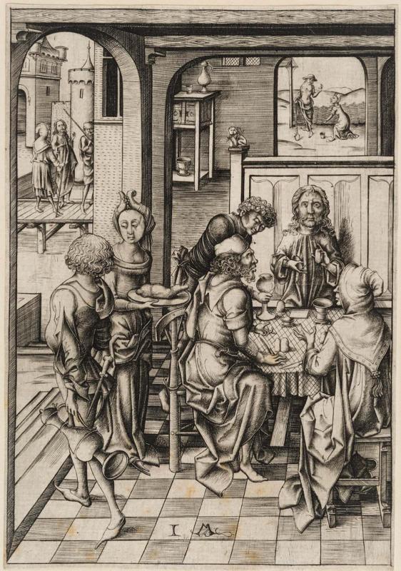 Christ at Emmaus (from the Large Passion of Christ series)