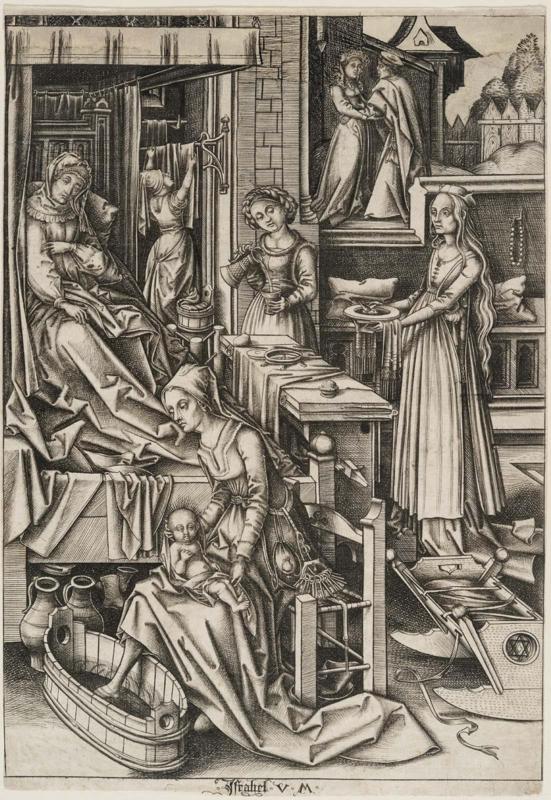 The Birth of Mary (from the Life of the Virgin series)