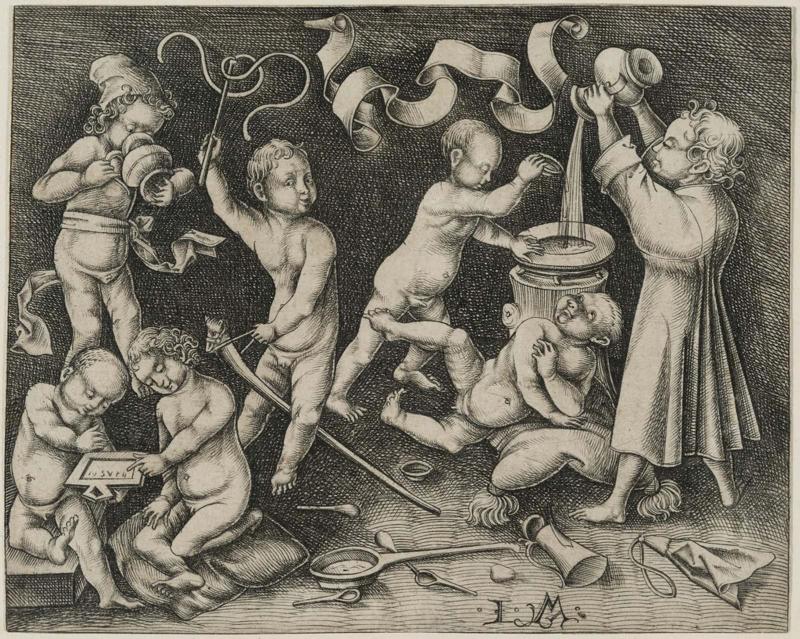 Children Playing Several Games