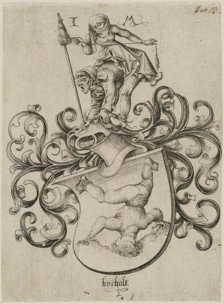 Coat of Arms with Tumbling Boy