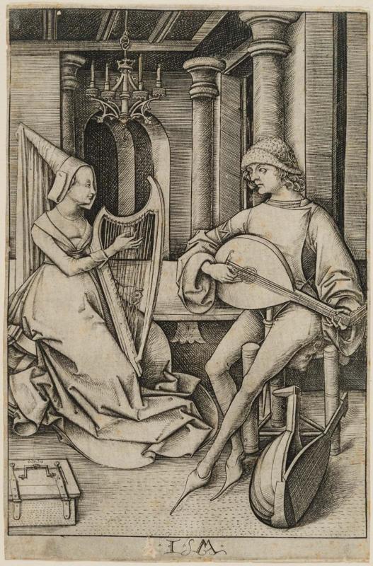 The Lute Player and the Harpist