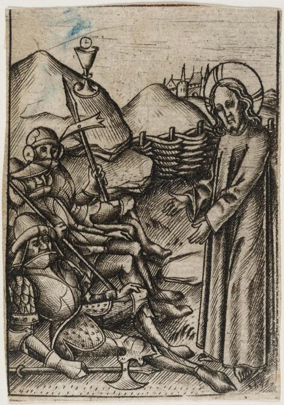 Christ and the Three Soldiers on the Mount of Olives (from the Life of Christ series)