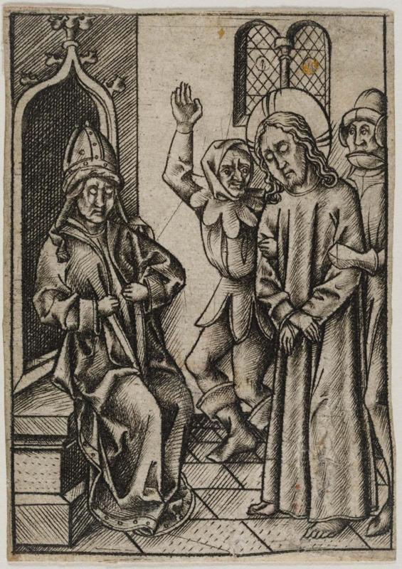 Christ before Caiaphas (from the Life of Christ series)