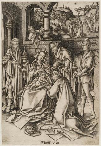 The Adoration of the Magi (from the Life of the Virgin series, 1 of 12 plates)