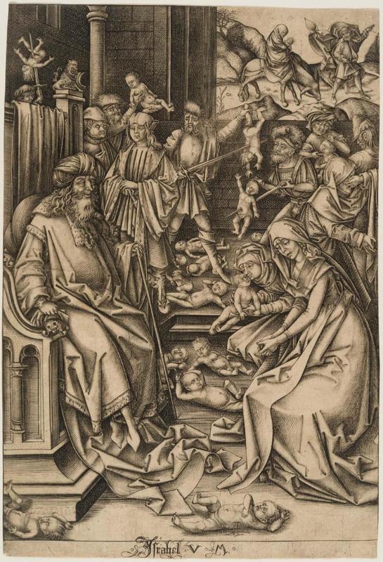 The Massacre of the Innocents (from the Life of the Virgin series, 1 of 12 plates)