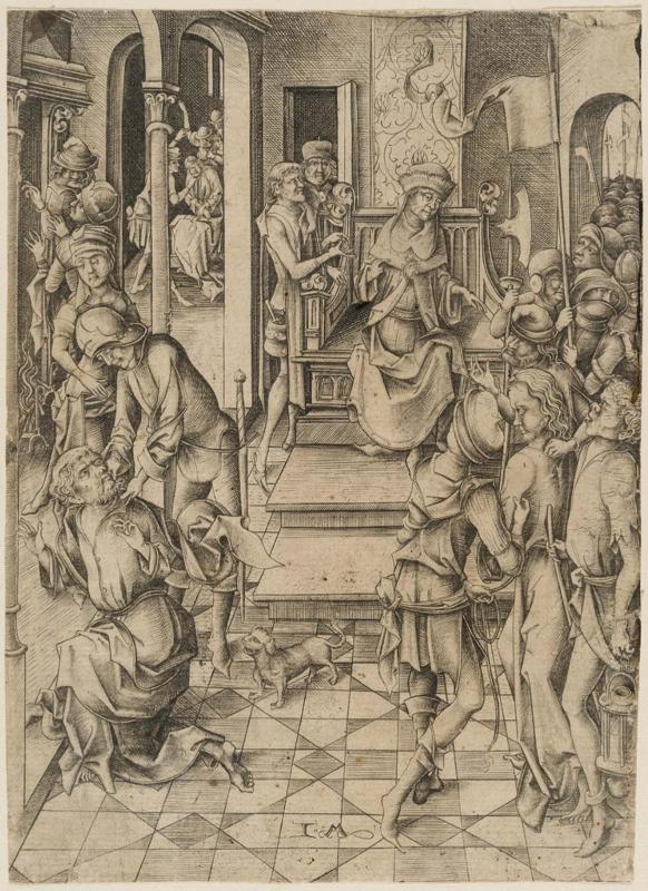 Christ before Annas (from the Large Passsion series)